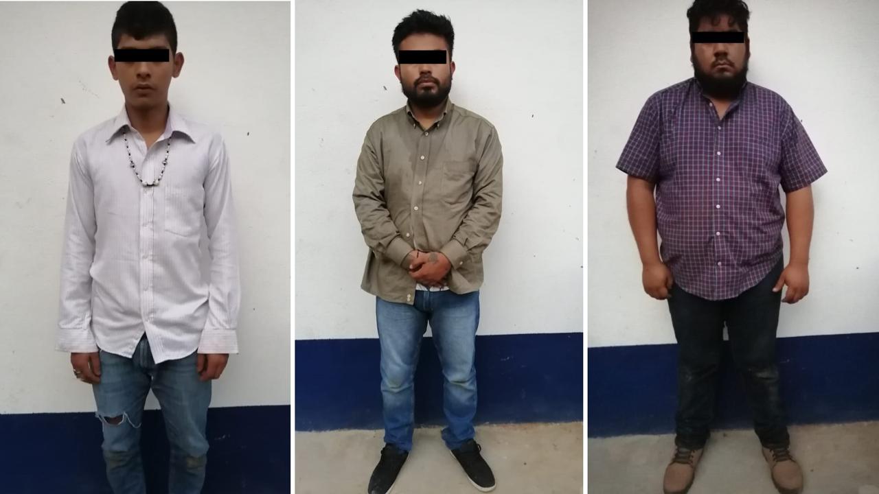Tres personas ligadas al narcotráfico fueron detenidas en Tuxtepec por la Policía Estatal
