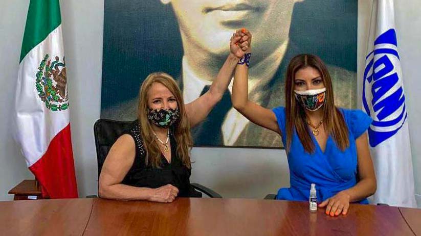 Maru Pombo declina aspiración a candidatura a favor de Alejandra Morlan por la presidencia municipal de Oaxaca