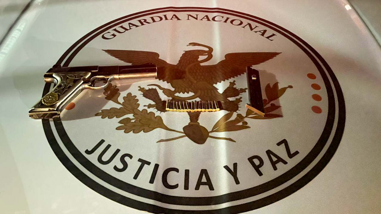 En patrullajes de seguridad Guardia Nacional detiene a una persona armada