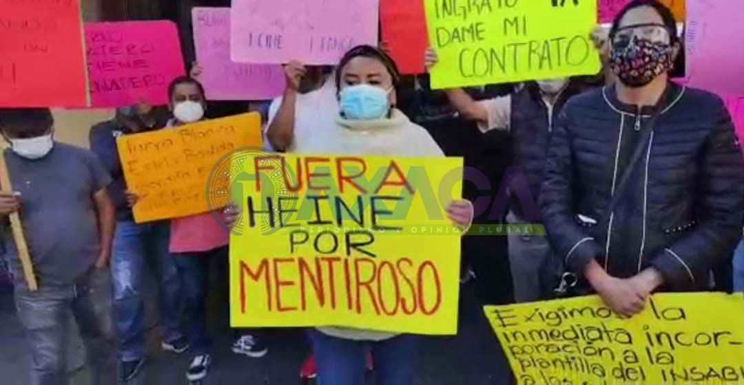 Cumple dos semanas protesta de trabajadores; SSO no da atención