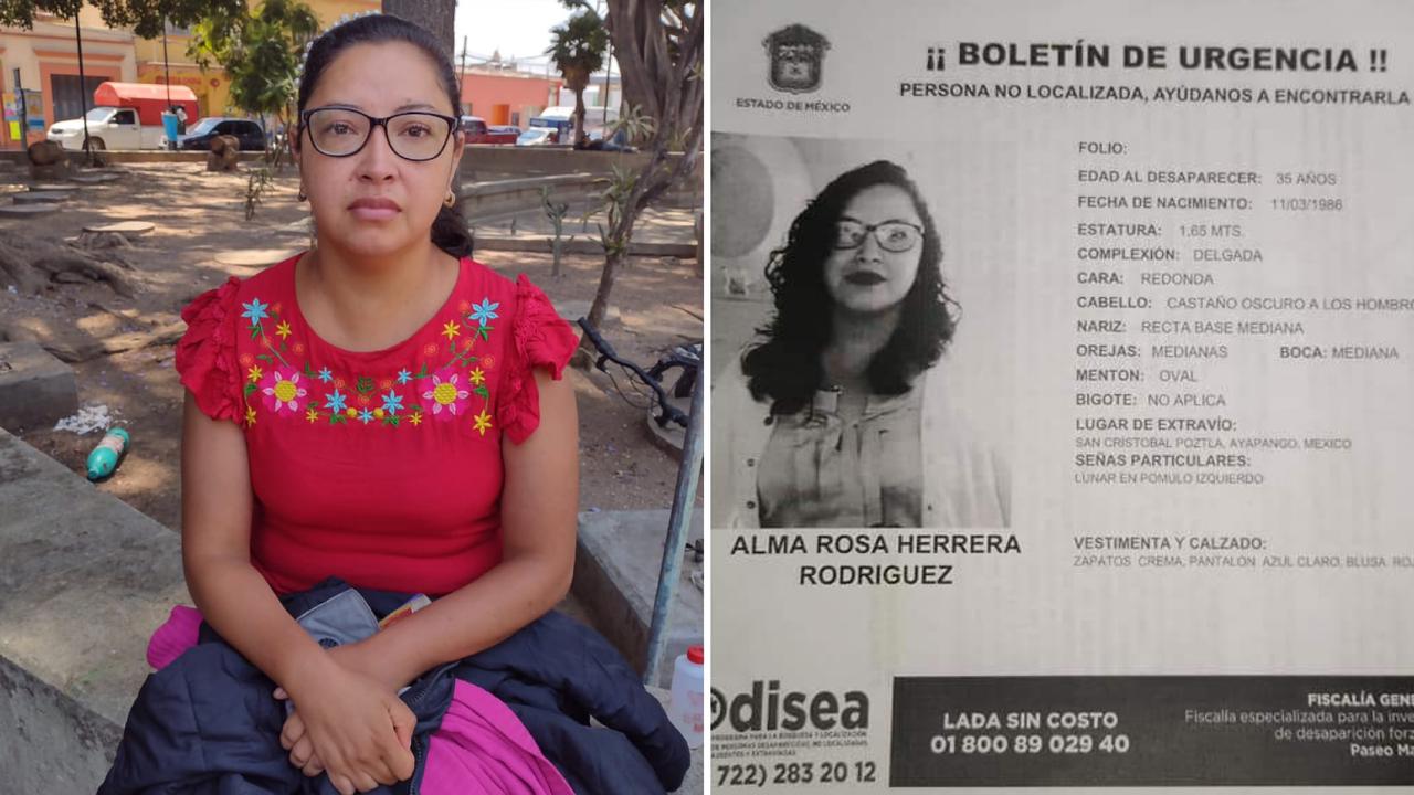 Localizan en Oaxaca a mujer desaparecida en Edomex desde hace 20 días