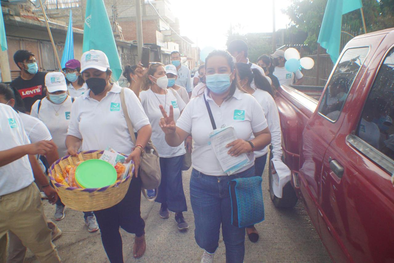 Gran convocatoria y adhesión  en alianza con Nallely Ortiz