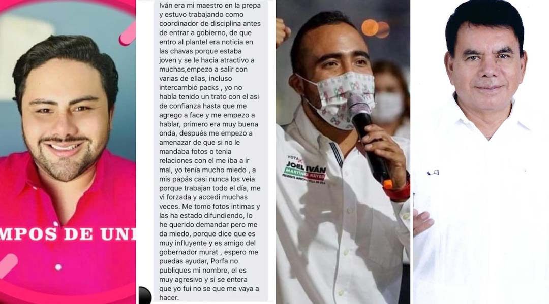 Ivette y Alejandro Murat, protegen a candidato del PRI en Etla acusado de abuso sexual