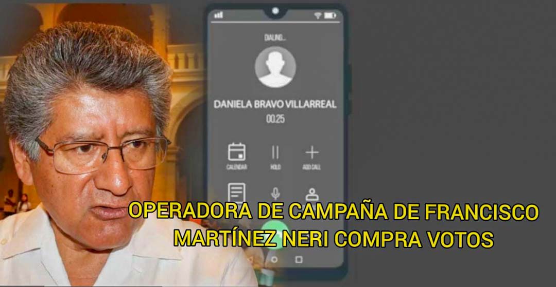 Despensas o 1,500 en efectivo ofrecen por voto en favor de Francisco Martínez Neri