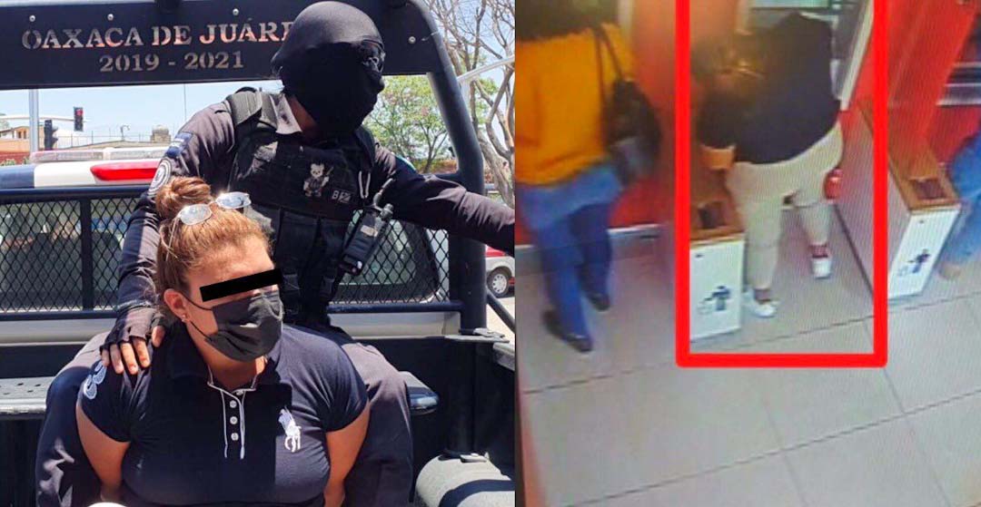Por falta de denuncia sale libre mujer detenida por cambiar tarjetas en cajeros automáticos