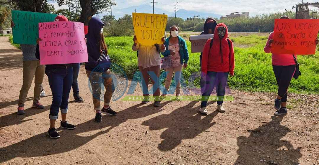 Acusan a Leticia Cruz y Dante Montaño de robar 70 toneladas de cemento para pavimentar accesos a la UBR