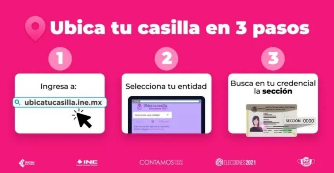 ¿No sabes dónde te toca votar? Ubica tu casilla por internet