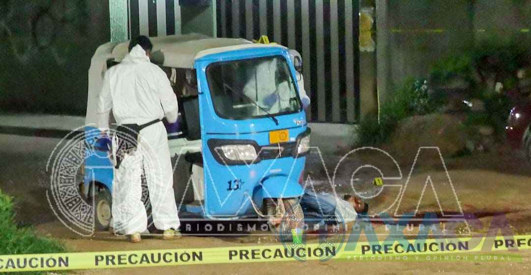 Le quitan la vida a líder mototaxista de la Sabino Crespo, Oaxaca