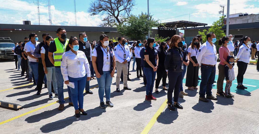 Fortalece Oaxaca cultura de la prevención y  participa en el Primer Simulacro Nacional 2021