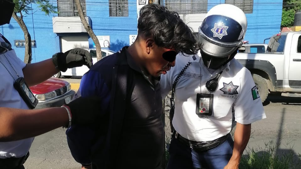 Detenido por la Policía Vial Estatal por presunto robo de motocicleta en la capital oaxaqueña