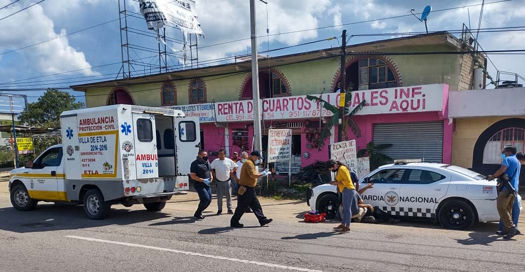 Fue enfrentamiento entre GN y AEI los hechos ocurrido en Etla; un detenido perdió la vida