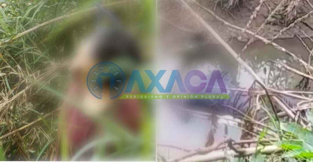 VIDEO: Hallan sin vida a dos hombres en riberas del Atoyac, uno colgado de un árbol y otro flotando en el río