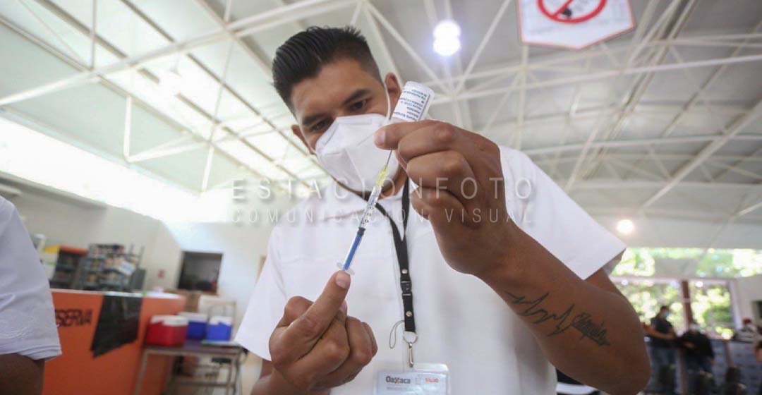 Vacunación para jóvenes de 25 a 29 años en Oaxaca de Juárez será este viernes 13 de agosto