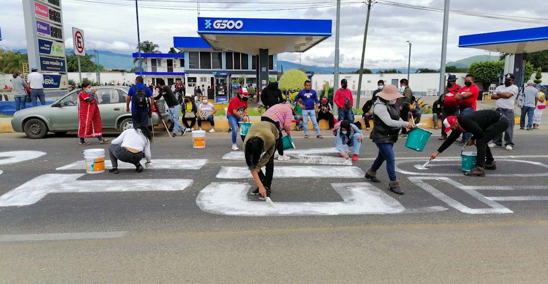 Con bloqueo y marcha exigen justicia para Tomás Martínez a un año de su asesinato