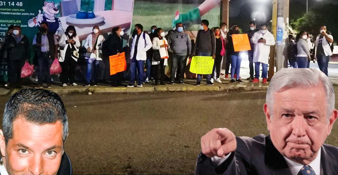 Incapacidad de AMH orogina protestas previo a la Mañanera de AMLO en la Zona Militar