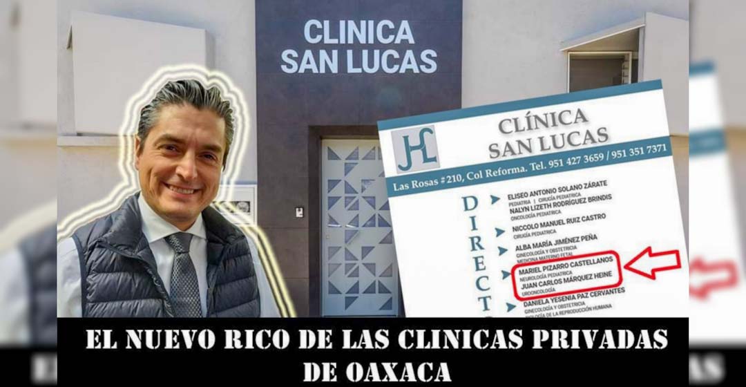 Secretario de Salud de Oaxaca Juan Carlos Márquez Heine, uno de los nuevos millonarios gracias al dinero de oaxaqueños
