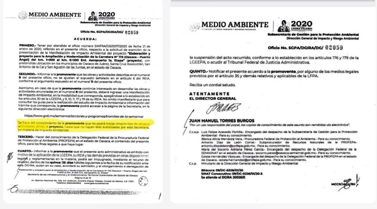 Ordena Semarnat a Sinfra frenar obras en Símbolos Patrios