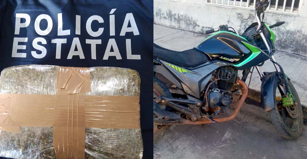 Detiene Policía Estatal a persona por portación de marihuana en Tuxtepec