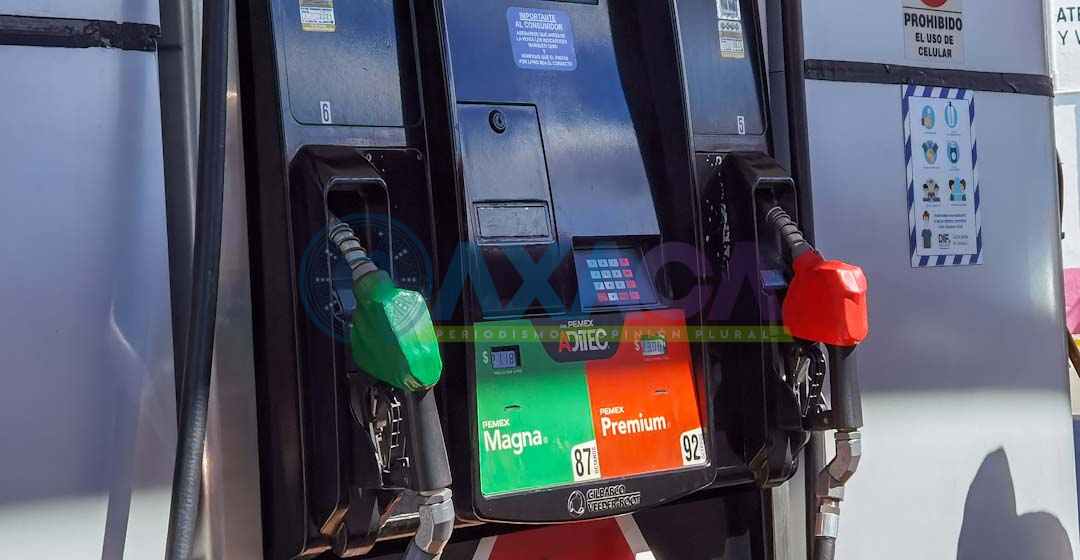 Oaxaca entre las tres entidades con la gasolina más cara del país