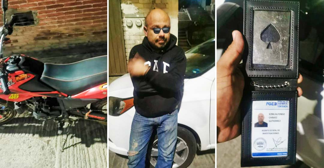 Otra más de la FGEO: Detienen a presunto agente de la Fiscalía General de Oaxaca robando moto