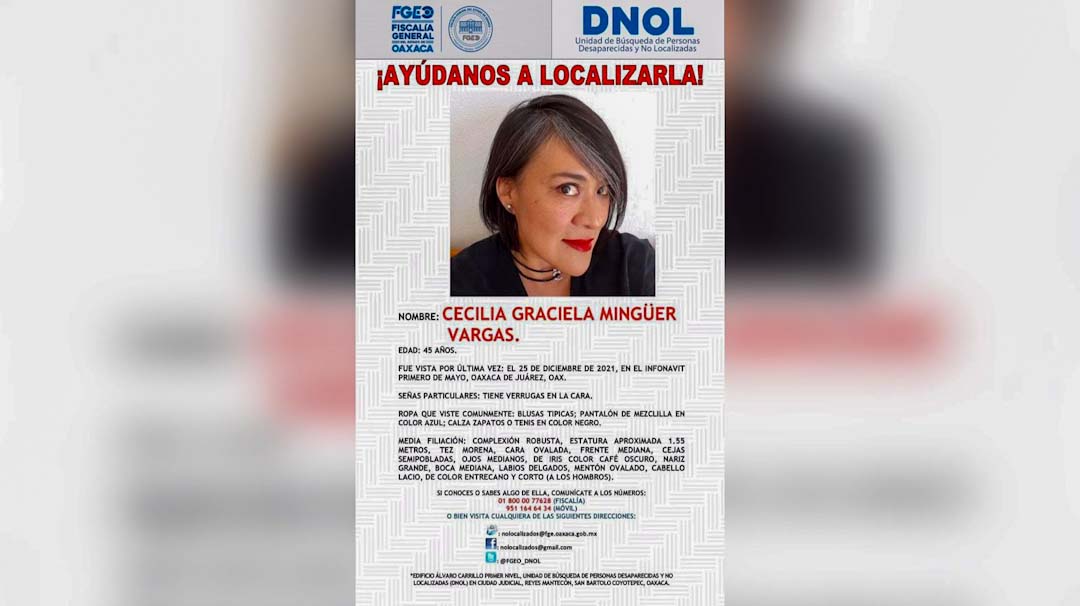 Cecilia Mingüer, ex directora del MACO se encuentra desaparecida