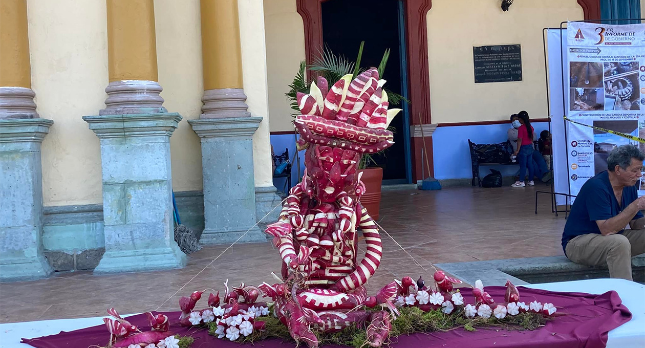 Noche de Rábanos como moneda de cambio