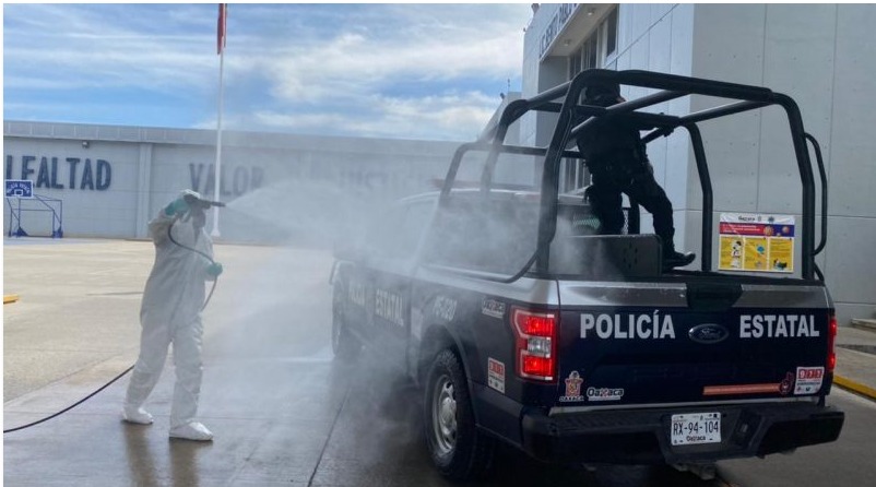 Condiciones sanitarias por Covid-19 en la Policía Estatal se encuentran controladas: SSP