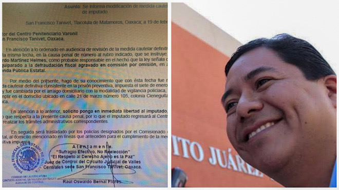 Eduardo Martínez Helmes deja la cárcel, le conceden prisión domiciliaria a cambio de la rectoría de la UABJO