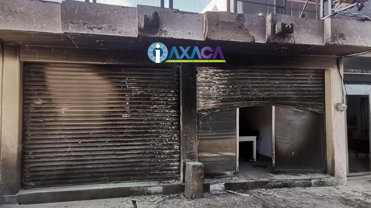 Durante la madrugada sujetos desconocidos queman oficinas del IEEPCO