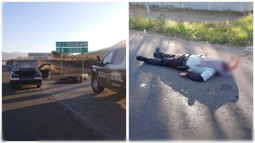 Falleció Guardia Nacional atacado a tiros por ocupantes de taxi en Ocotlán, Oaxaca; hay dos detenidos