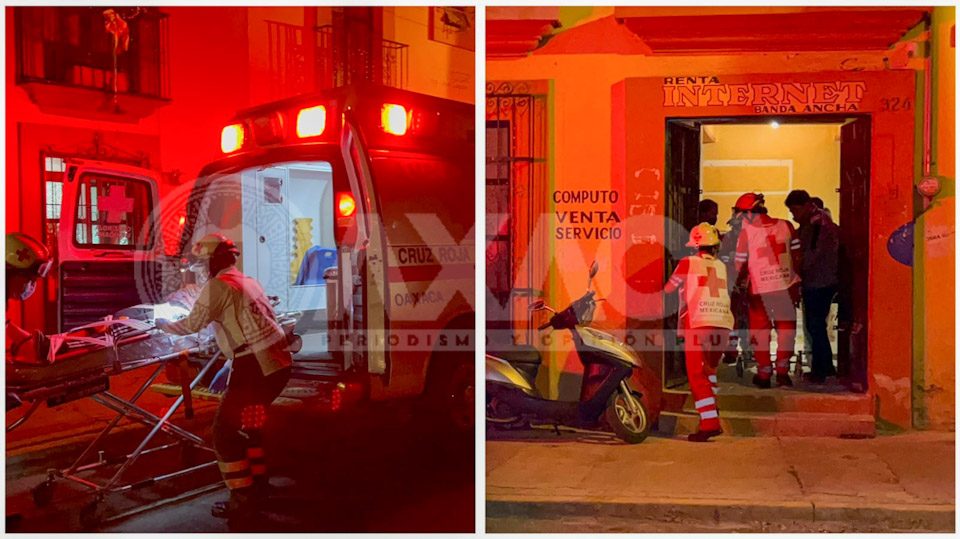 VIDEO: Así rescataron a dos personas atrapadas tras caída de elevador en el Centro Histórico, Oaxaca