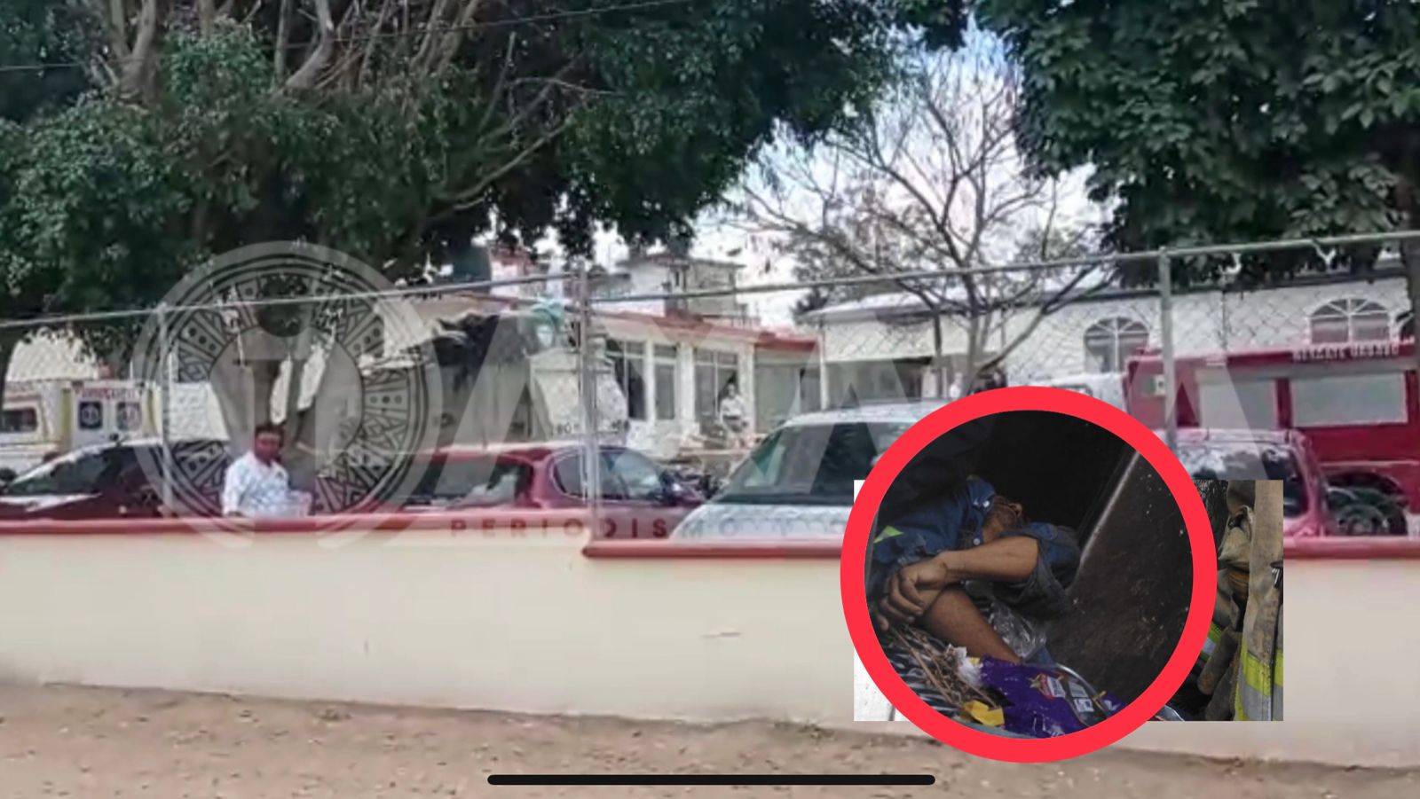 VIDEO: Identifican a trabajador prensado en camión de basura de San Antonio de la Cal, Oaxaca