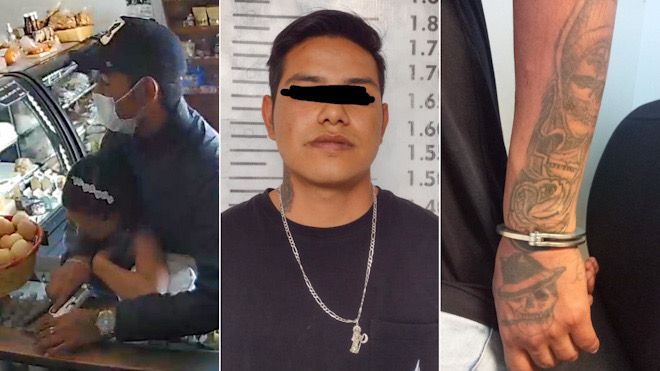 Captura Policía Municipal de Santa Cruz Xoxocotlán a presunto asaltante de cremería