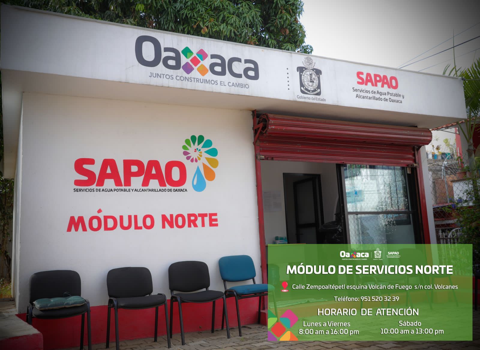 SAPAO pone en marcha Módulo de Atención en la zona norte de la capital oaxaqueña