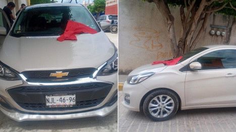 Recupera Policía Municipal de Xoxocotlán vehículo robado en la CDMX