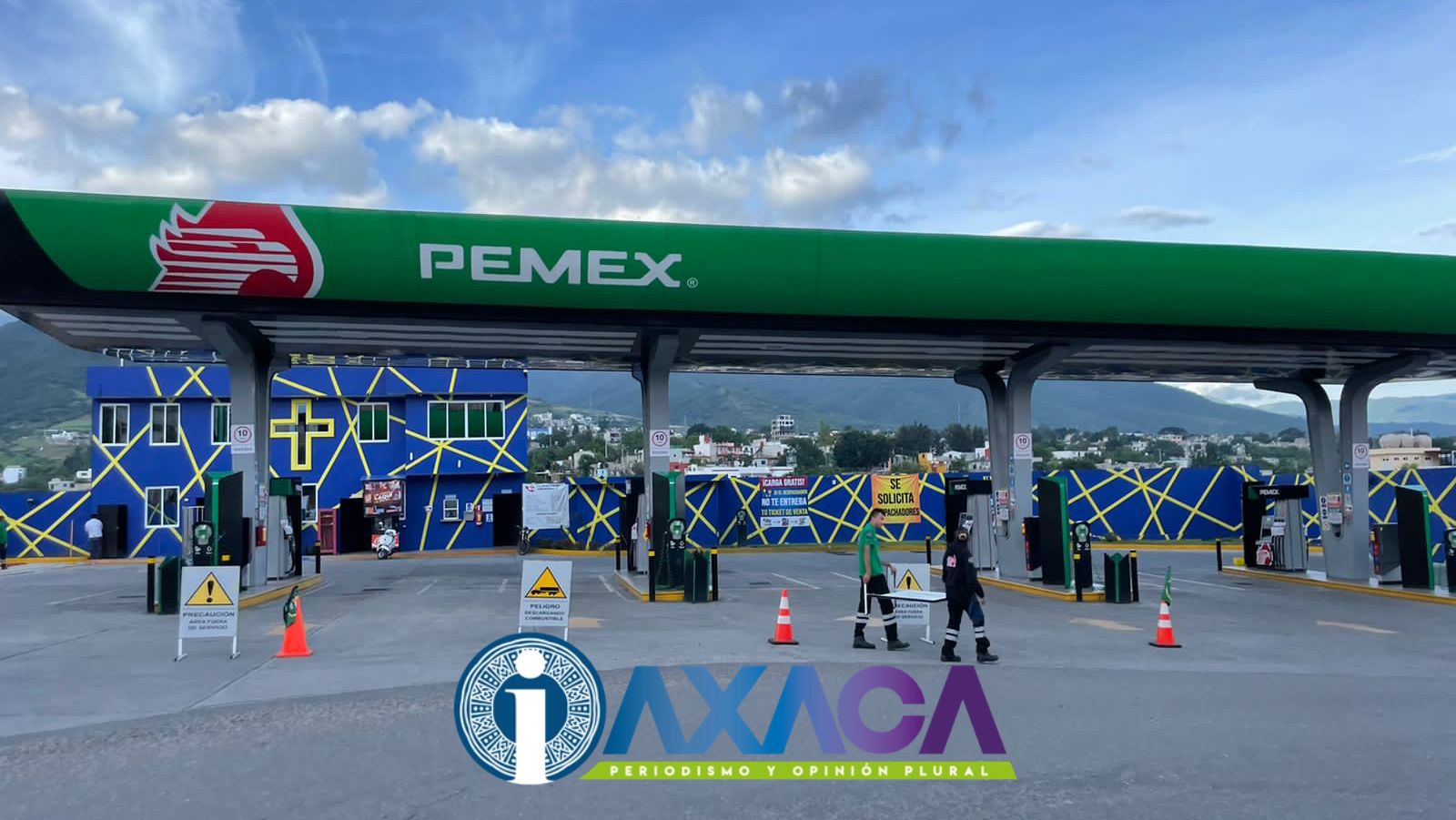 Profeco clausura gasolinera del hijo de Vera Carrizal en Donají y otra más en Hornos, Oaxaca