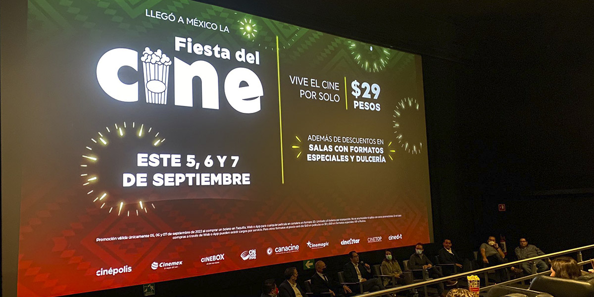 Inicia la Fiesta del Cine 2022, con boletos desde $29 pesos