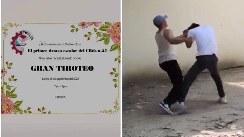 VIDEO: Alarma en Salina Cruz por convocatoria de estudiante para tiroteo en bachillerato