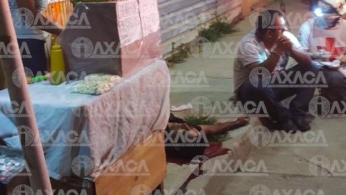 El cuerpo del hombre quedó boca abajo