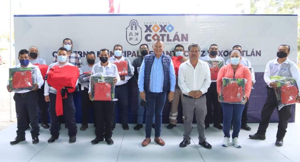 Atiende gobierno de Xoxocotlán, necesidades del personal operativo sindicalizado