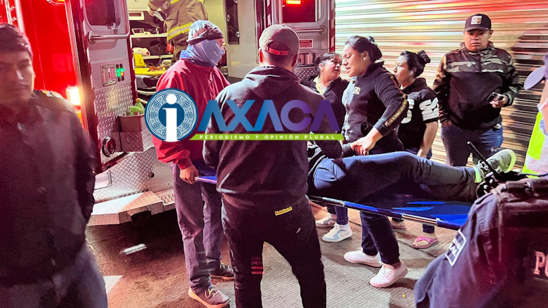 VIDEO: Incendio en caseta de la Central de Abasto, Oaxaca