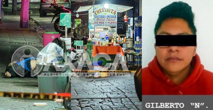 Detienen a uno de los asesinos de taquero y comensal en el Centro Histórico de Oaxaca