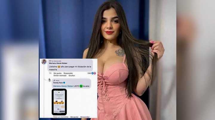 Karely Ruíz paga título a estudiante de Oaxaca