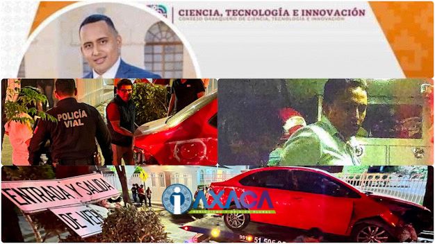 Es funcionario de Salomón Jara, responsable de aparatoso accidente en Av Universidad, Oaxaca