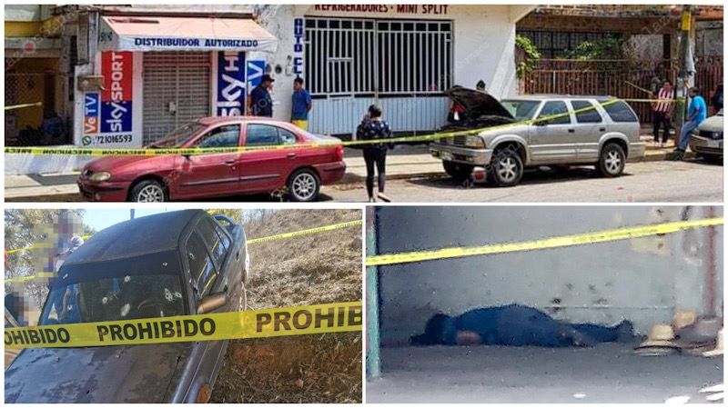 Mientras todo el aparato de seguridad de Oaxaca resguardaba evento de gobernadores, ejecutan a tres