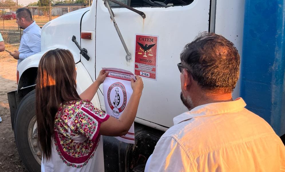 Valida Guadalupe Díaz nuevos liderazgos de la Confederación Libertad Oaxaca en el Istmo de Tehuantepec