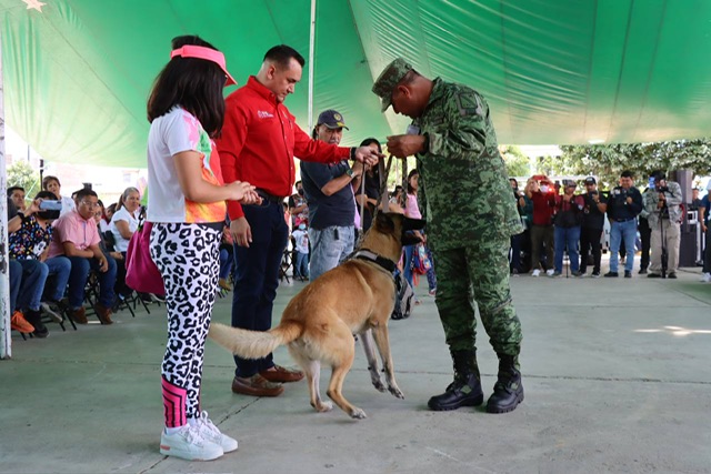 Exitoso encuentro de la Guardia Nacional y la niñez de Xoxocotlán