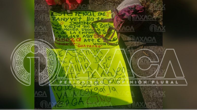 Cabeza tirada en reclusorio de Tanivet, sería del cuerpo desmembrado en Xoxocotlán, Oaxaca