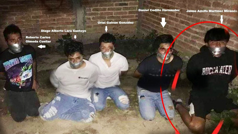 VIDEO: Uno de los jóvenes desaparecidos en Jalisco, fue obligado a quitarles la vida a sus compañeros; a uno lo degolló