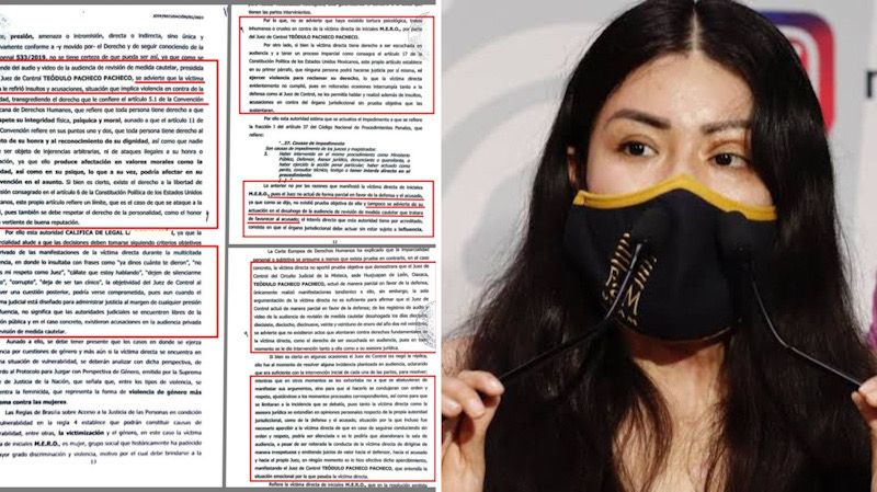 Miente de nuevo la saxofonista; Juez no fue destituido por corrupción, la sala colegiada del TSJ ordenó que no llevara el caso por insultos y molestias de la víctima